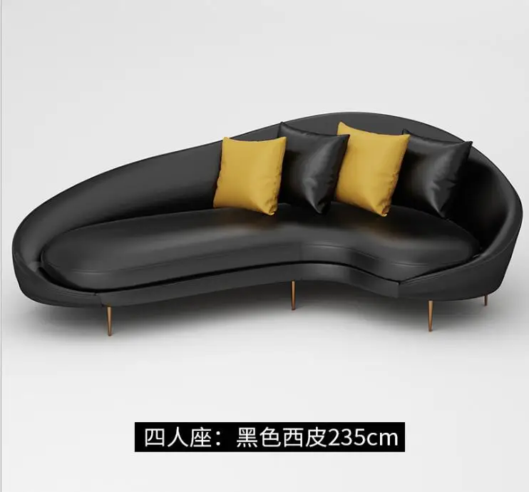 NICE curved mini sofa Beauty salon sofa