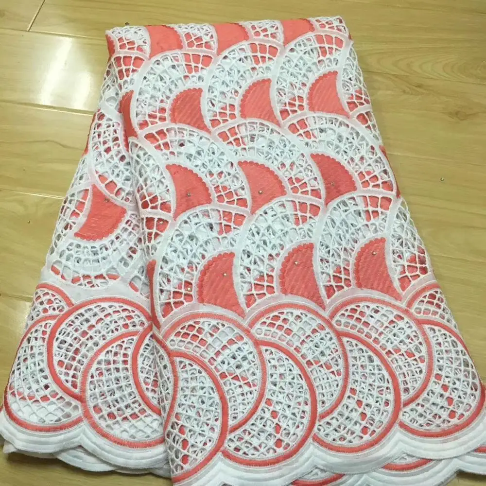 Горячая ткань из Дубая высокое качество швейцарская вуаль кружево в швейцарском нигерийском стиле кружевная ткань dentelle Африканский хлопок кружево 5Y