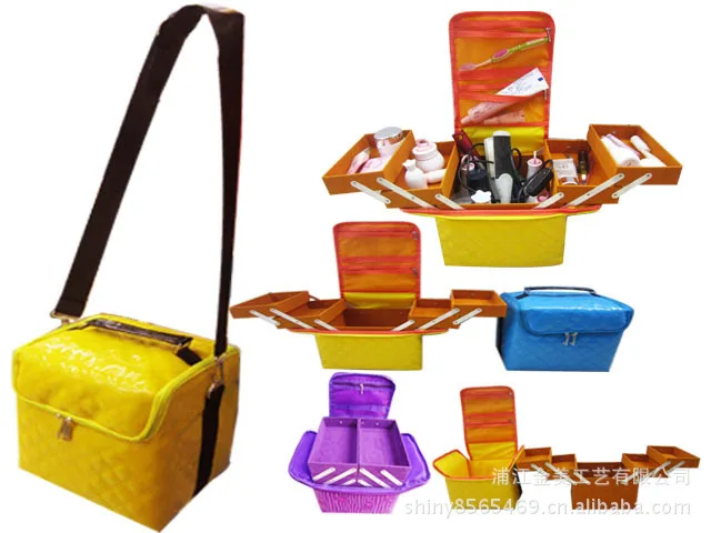 

Large Size PU Leather Industry Capacity Cosmetic Box Cosmetic Box Makeup Kit Cosmetics tao zhuang xiang