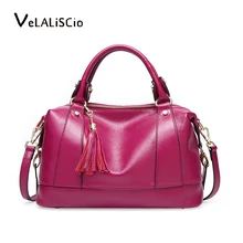 VELALISCIO Женская сумка через плечо модная сумка женская натуральная кожа кожаная сумка bolsa feminina женская сумка на плечо