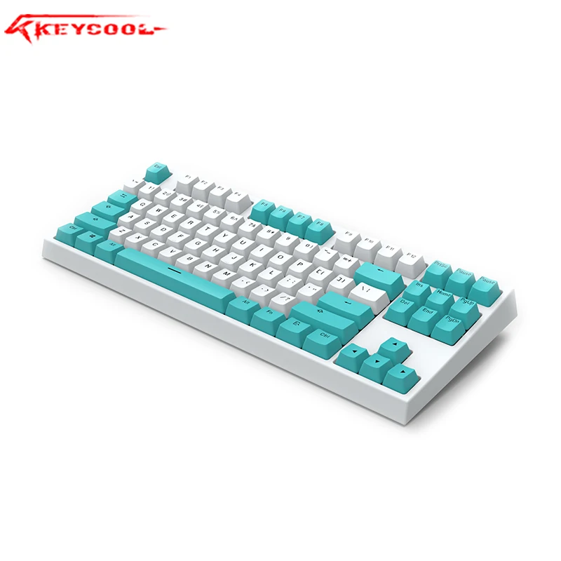 Клавиатура keycool KC87 с Bluetooth 5 0 механическая клавиатура переключатель RGB Lightsgateron