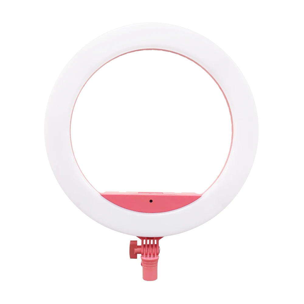 

Yidoblo 14'' EU-R14 Bio-color LED Ring Light Lamp With Wireless Remote USB Charger For Makeup Youtube Video Photography Shooting