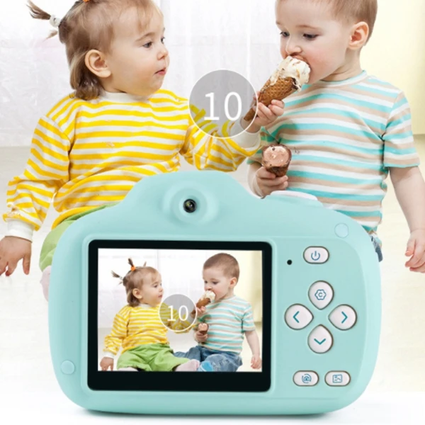 Детская цифровая камера мультфильм Мини HD камера игрушка мальчик и девочка мини Спорт маленький SLR