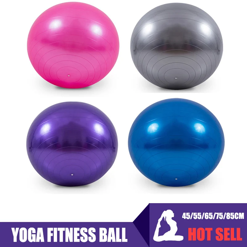 55/65/75/85cm Yoga Balls Gym Pilates Sports Fitness Ball Non slip