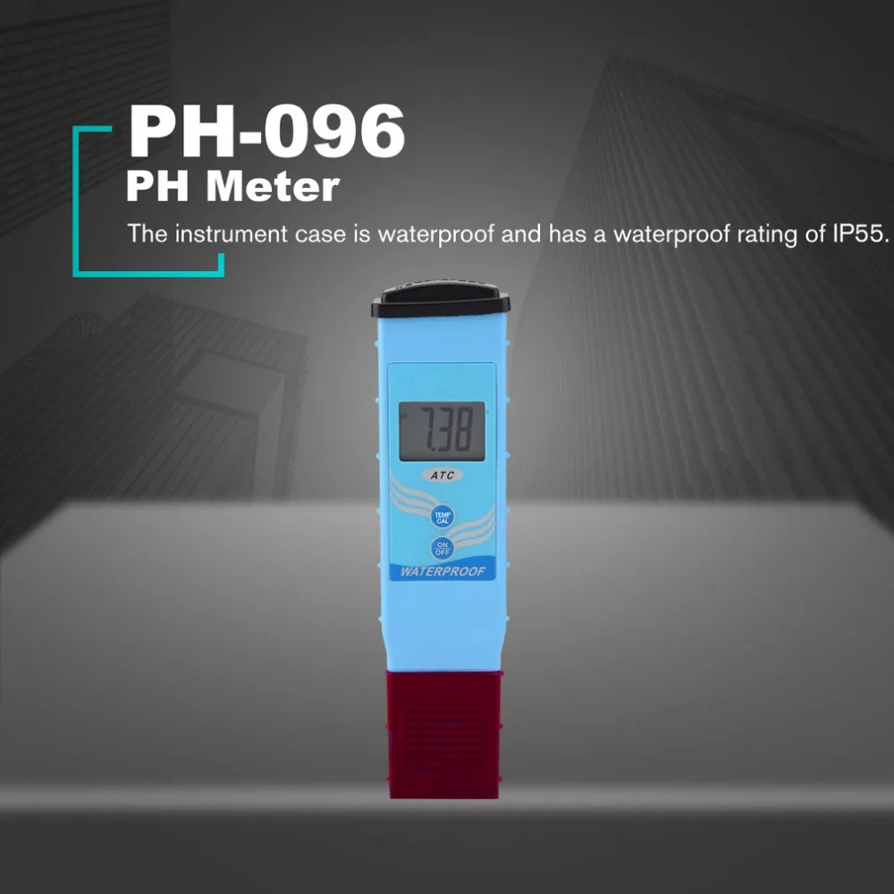 PH-096 цифровой рН-метр портативный тестер воды PH тестер качества воды с ATC для питьевой воды аквариум пищевой лаборатории