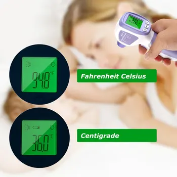 

1 pcs adult child forehead non-contact thermometer digital infrared thermometer body temperature care arrived in twenty days