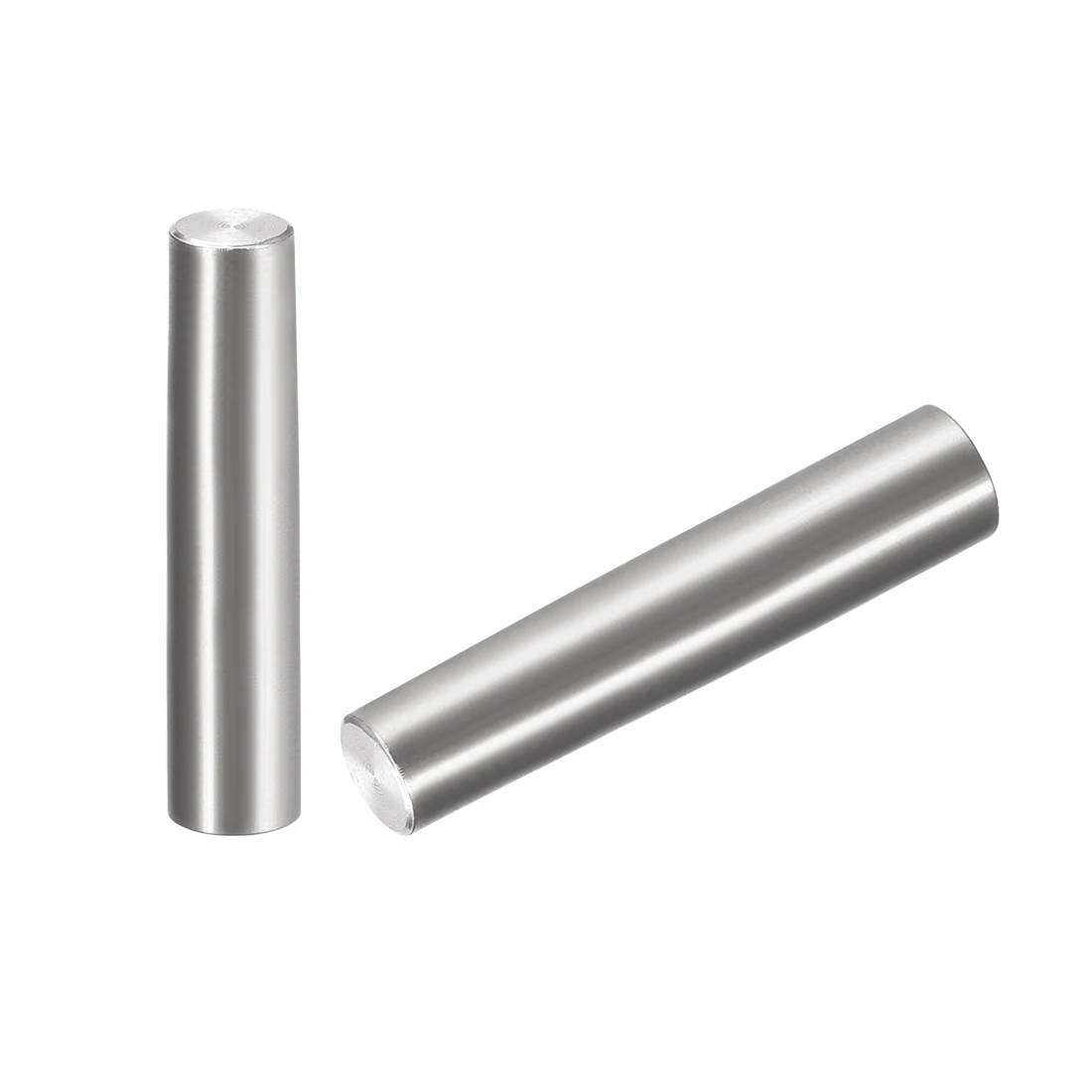 

uxcell 2Pcs 8mm x 40mm 1:50 Taper Pin 304 Stainless Steel Shelf Support Pin Fasten Elements Silver Tone