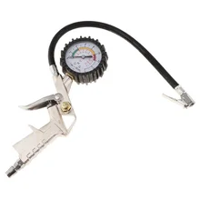 AOZBZ автоматический манометр для автомобильных шин, мотоциклов, внедорожников, насосы для инфлятора, инструменты для ремонта шин, пистолет, тип для воздушного компрессора