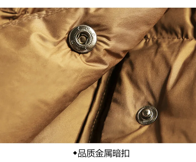 Tie Scarf Thick Down Jacket Women Warm European Plaid Fashion Solid Puffer Coat Winter White Duck Down Coat Female QQ12