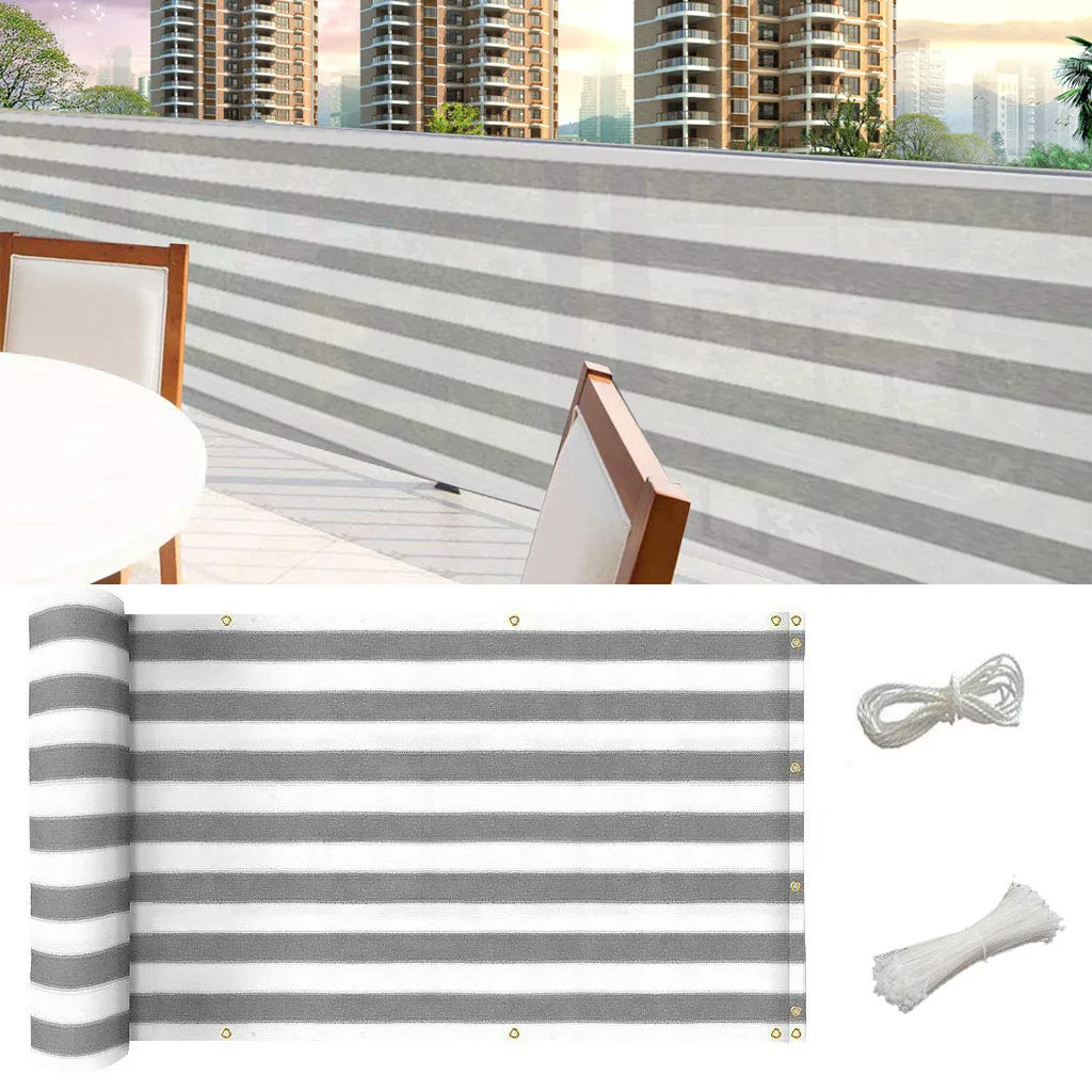 

Flat Wire Fence Privacy Net Sewing Buckle Sunshade Wind Fence Protection Net