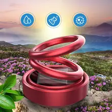 Автомобильный двойной кольцевой вращающийся ароматерапия подвеска авто освежитель воздуха очиститель