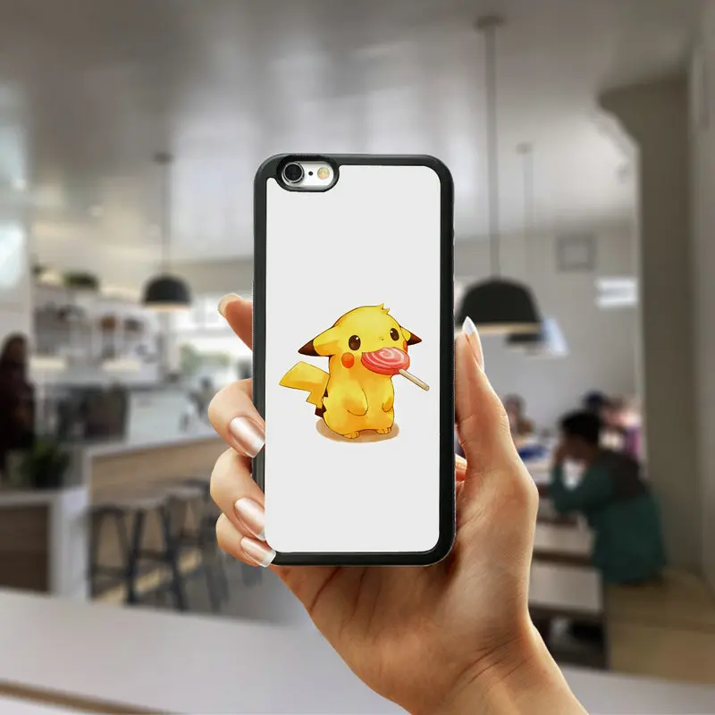 Picture 2 Аниме pokebills Pika Gengar Jigglypuff сотовый твердый корпус для телефона пластик чехол для iphone 8 7 6 6S Plus X XR XS Max 5s 5 SE 4 4s чехол - Цвет: Picture 2