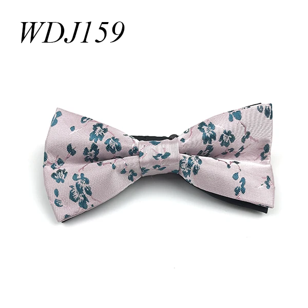 Party Wedding Bow Tie for Men Luxury Polyester Woven Mans Bowtie - Цвет: WDJ159