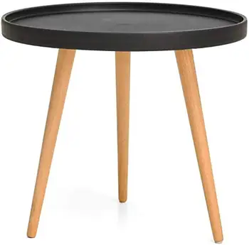 

Living room coffee mental table, stylish minimalist retro design coffee mental table, solid mental legs (black/green/white)