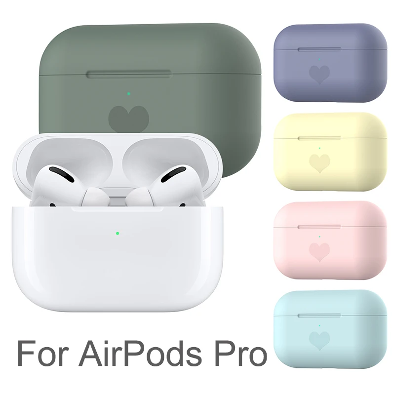 Симпатичный силиконовый чехол для беспроводных наушников с Bluetooth AirPods Pro защитный