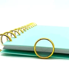 12 шт. 30 мм диск для переплета записная книжка кольцо для переплета свободная пуговица в форме листа Грибное отверстие аксессуары для ручной книги кольца для переплета A5