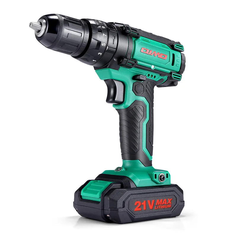 

Qi mo Rechargeable Electric Drill Flashlight Turn Drill Electric Screwdriver Household Multi-functional Electric Screwdriver Lit
