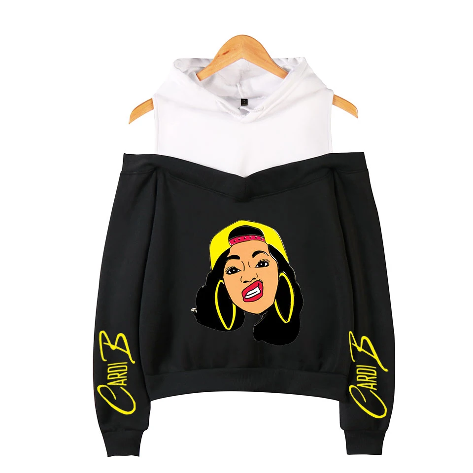 Harajuku толстовка женская Cardi B толстовки для девочек-подростков пуловер розовая одежда осенняя теплая Женская Корейская уличная одежда
