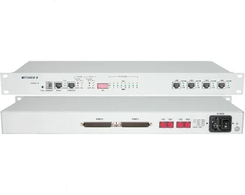 

MST155C8-D Multi-Service Fiber Optic Multiplexer 8E1 4*RJ45 Single Mode Dual core SC 20KM AC power supply