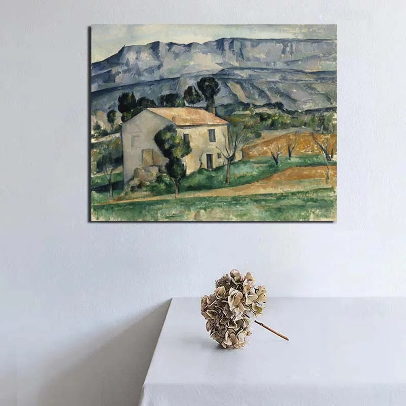 Настенная картина Paul Cezanne House настенная Картина на холсте плакаты современные