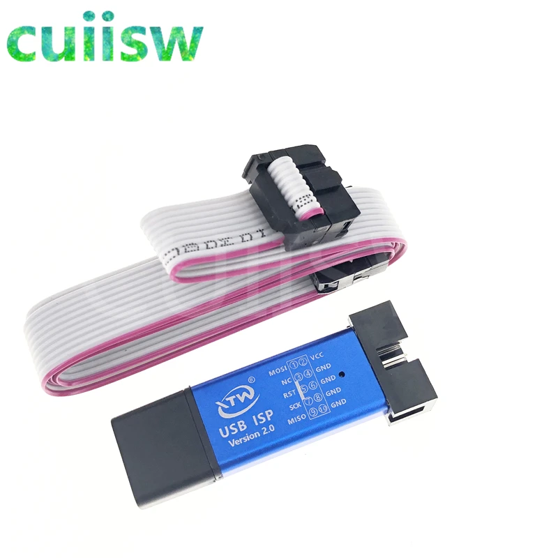 Программатор USB ISP для ATMEL AVR ATMega ATTiny 51 макетная плата 1 шт.|programmer for atmel avr|isp
