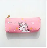 Милый чехол для карандашей с изображением животных и единорога Kawaii, школьные принадлежности, Канцелярский чехол для карандашей, коробка для школьницы Kalem Kutusu - Цвет: Pink