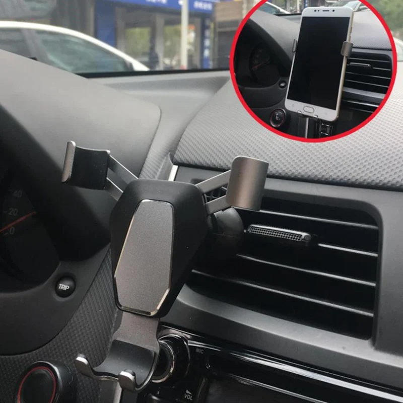Автомобильный gps безопасный Кронштейн Автомобильный вентиляционный кронштейн мобильный смартфон Iphone Android Противоскользящий кронштейн