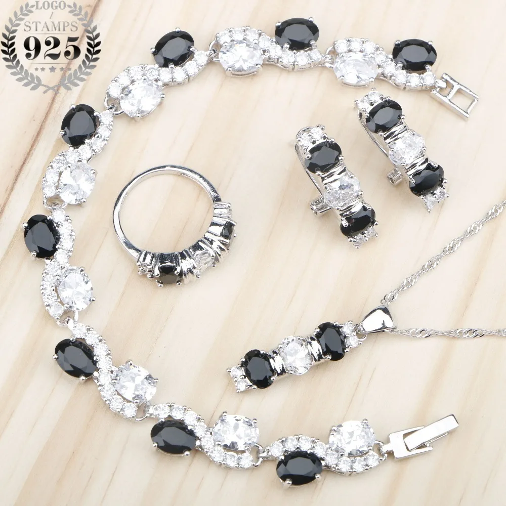 Женский Рождественский Комплект украшений из браслета и сережек серебряного