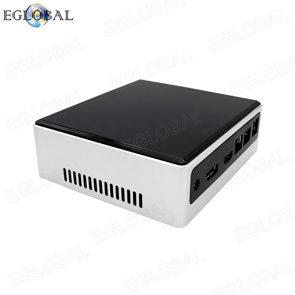 Eglobal Мини ПК NUC компьютер Intel i7 8550U i5 8250U 4 ядра 8 нитей 2* DDR4 2* Lans M.2 NVMe Win10 Pro Linux WiFi USB-C DP HDMI