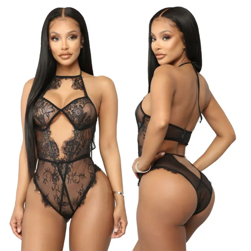 Женское сексуальное нижнее белье Ночное белье платье для сна Babydoll кружевной комбинезон нижнее белье бикини накидка пляжная одежда