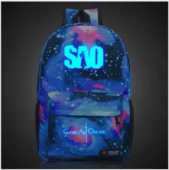 

New Games SAO Luminous Backpack Teenager School Student Casual Printing School Bag High Capacity Travel Rucksack Wholesale