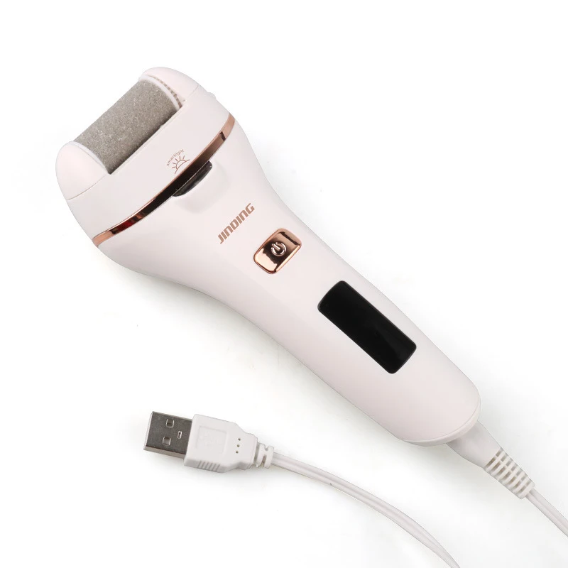 Jinding Electric Exfoliator Pedicure Machine Callus Remover Foot Care Roller Tool Pedicure File for Feet Heel USB Charging 5