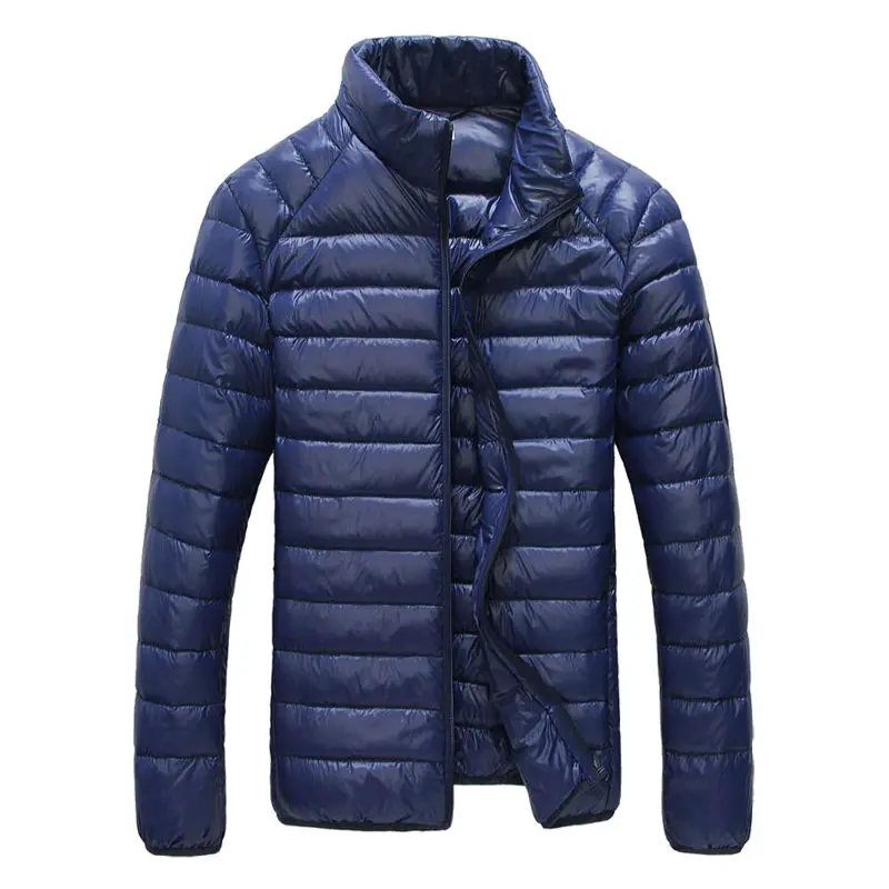90% portable white duck down winter jacket men ultralight down casual jacket outdoor cold snow coat Parkas pocket