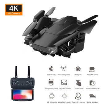 

2020 Wifi GPS Camera Drone Aircraft Foldable Quadcopter Selfie HD Camera WIFI 1080P Dual Camera Follow Me New Drone Quadcopter