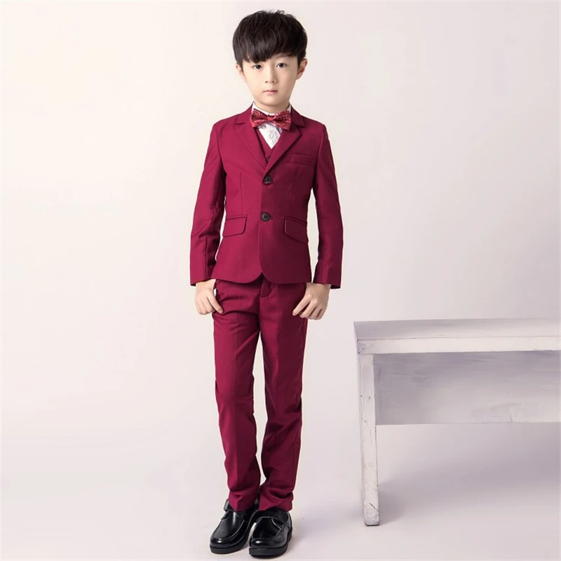 

Spring and Autumn New Boys Attend Wedding Suits Formal Dresses Support Customization