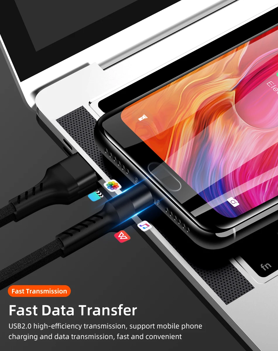 2.4A USB кабель для быстрой зарядки usb type C кабель для huawei mate 30 Pro Micro USB быстрое зарядное устройство кабель для телефона USB кабель для передачи данных