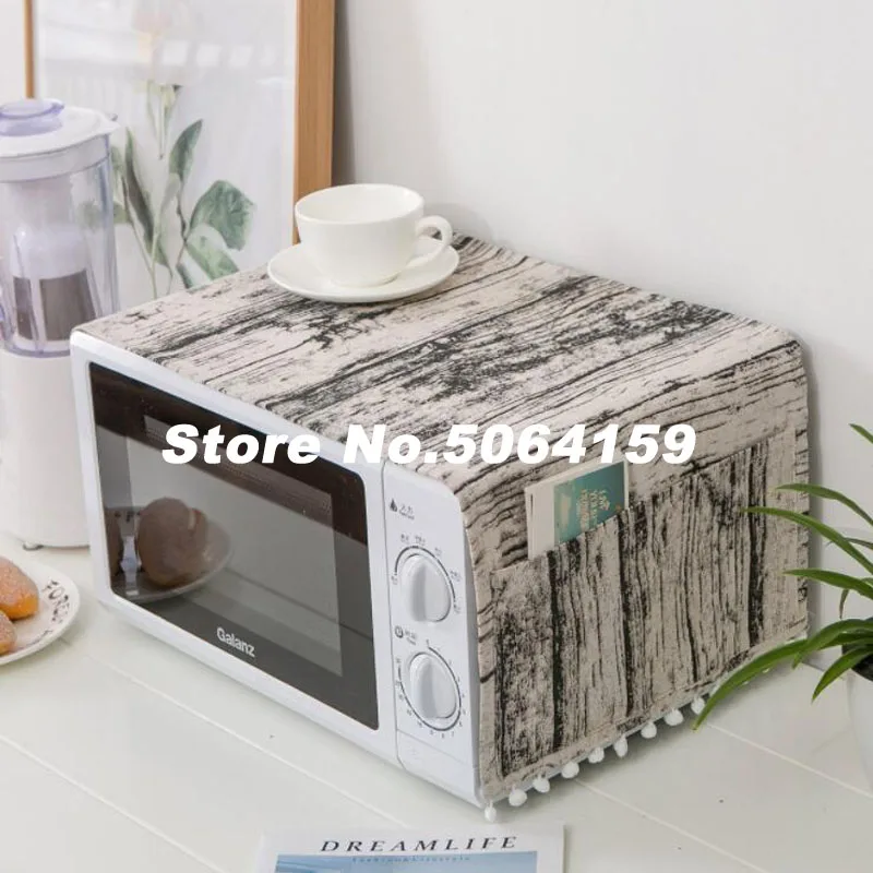 

1PC Brand New Waterproof And Oil-Proof Cloth Microwave Oven Dust Jacket Oven Cover Universal Microwave Oven Cover