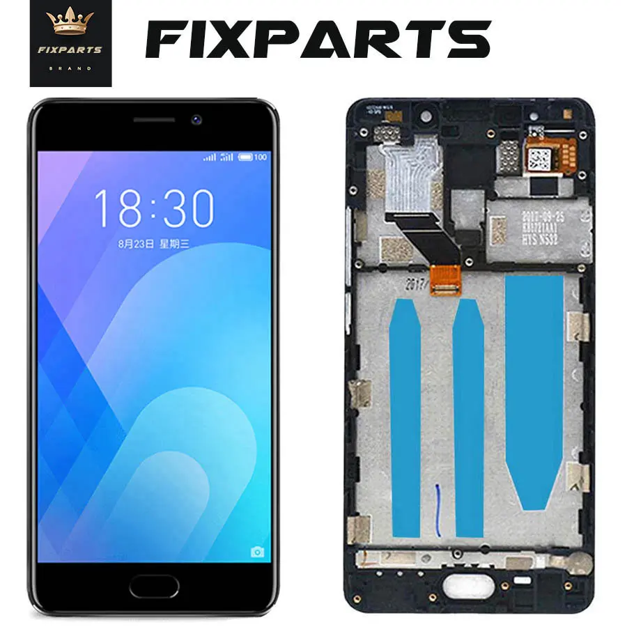 Meizu M6 note LCD дисплей кодирующий преобразователь сенсорного экрана в сборе запасные