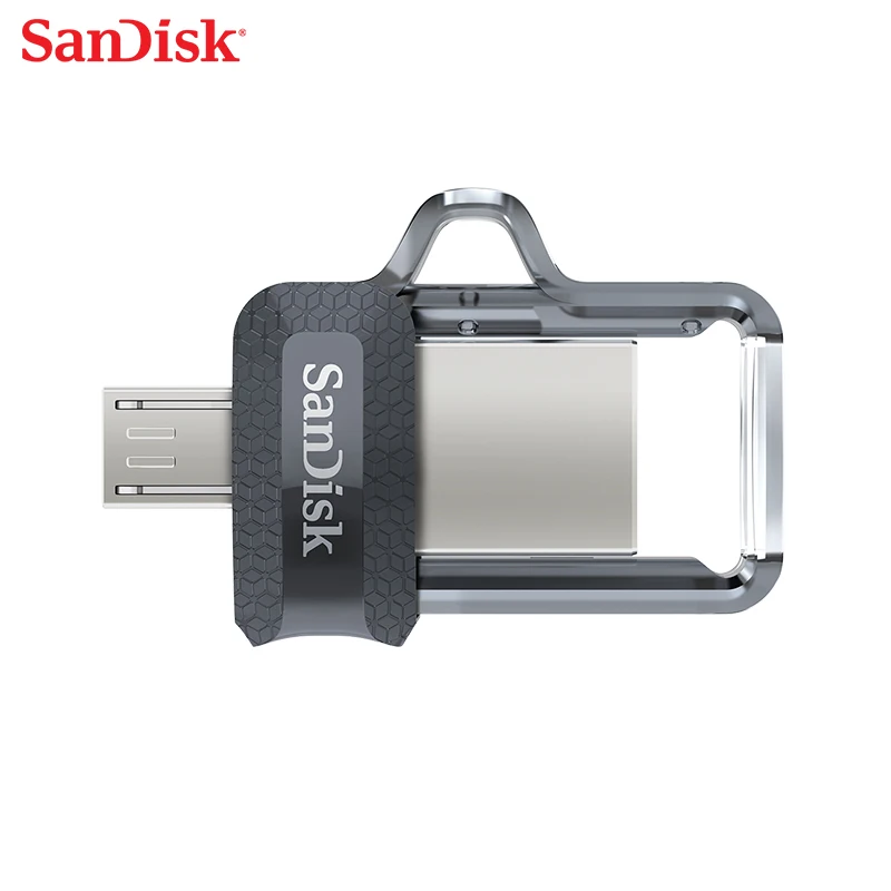 SanDisk OTG USB флэш-накопитель 32 Гб 16 Гб USB 3,0 две мини-ручки накопители 128 Гб 64 Гб флешки для ПК и Android телефонов