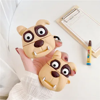 

For AirPod 1 2 Case 3D Little Puppy Cute Soft Silicone Earphone Cases For Apple Airpods Case Protect Cover Funda + Ring