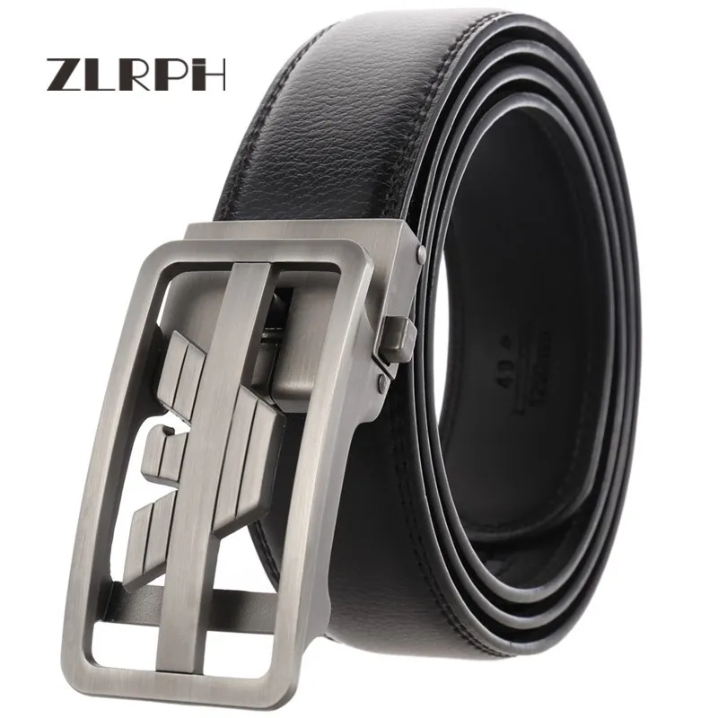 

ZLRPH New automatic buckle belt cowhide leather belt for men GZYY-LY36-561812-1