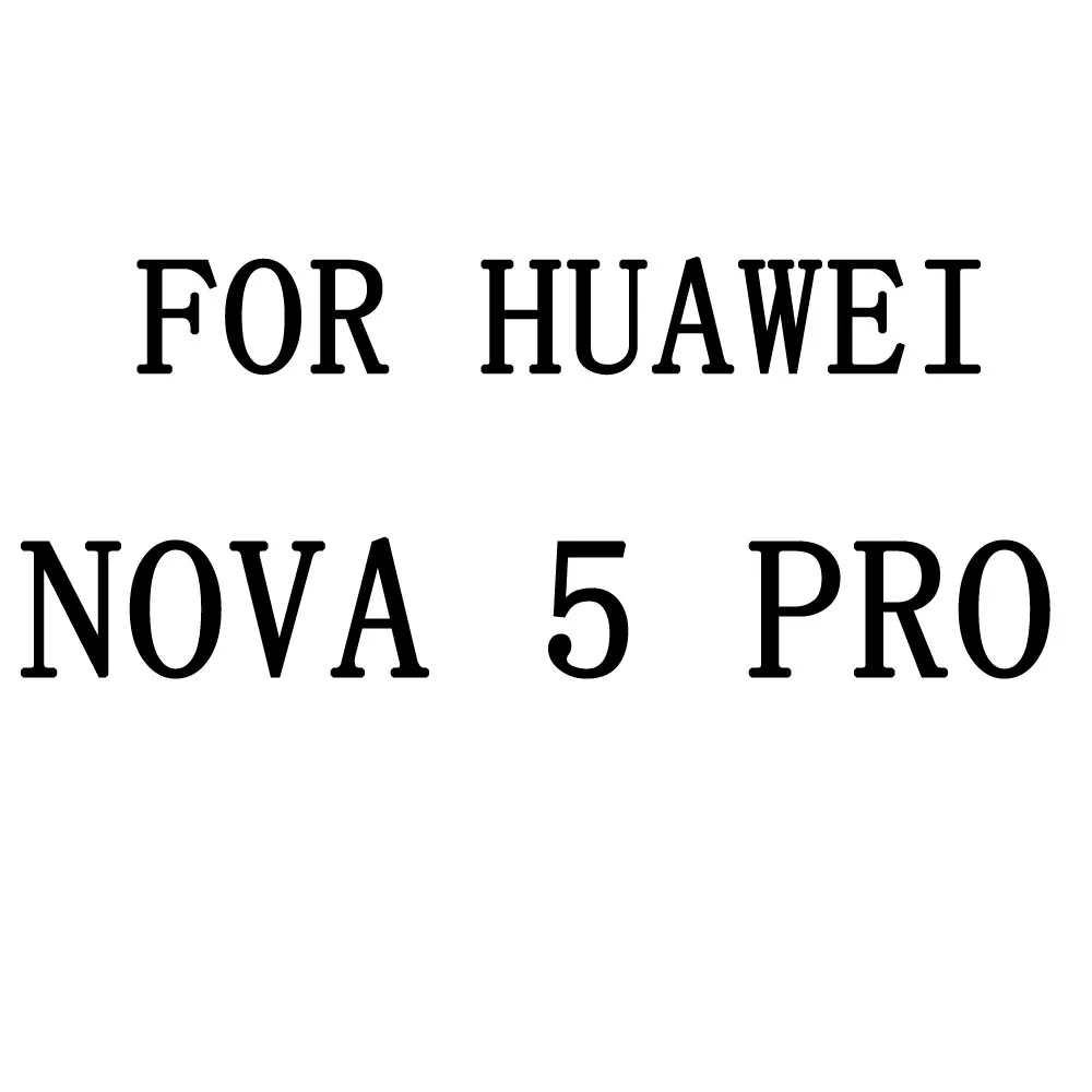 for nova 5 pro CAMDEMS 10 шт 2.5D протектор экрана из закаленного стекла для HUAWEI Y9pro Y7pro nova 5pro P20 P smart Z P20 lite защита экрана под заказ - Цвет: for nova 5 pro