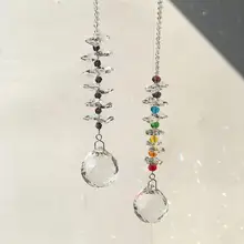 2PK/Набор 30 мм ручной работы Suncatcher Радуга производитель хрустальный шар Призма кулон рождественские подвесные украшения для дома свадебный Декор сувениры
