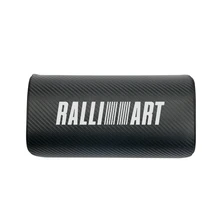 Автомобильные подушки для шеи с обеих сторон, полиуретановая кожа, один подголовник, чехол для Mitsubishi Lancer 10 RalliArt asx lancer, автомобильные аксессуары