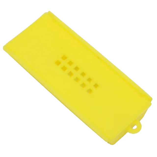 100 db Yellow Mail Queen Cage Bee Multifunkcionális Műanyag Ketrec, Hogy Megakadályozzák A Méhkirálynő Menekülését Keret Méhészeti Szerszámaiból - Image 4