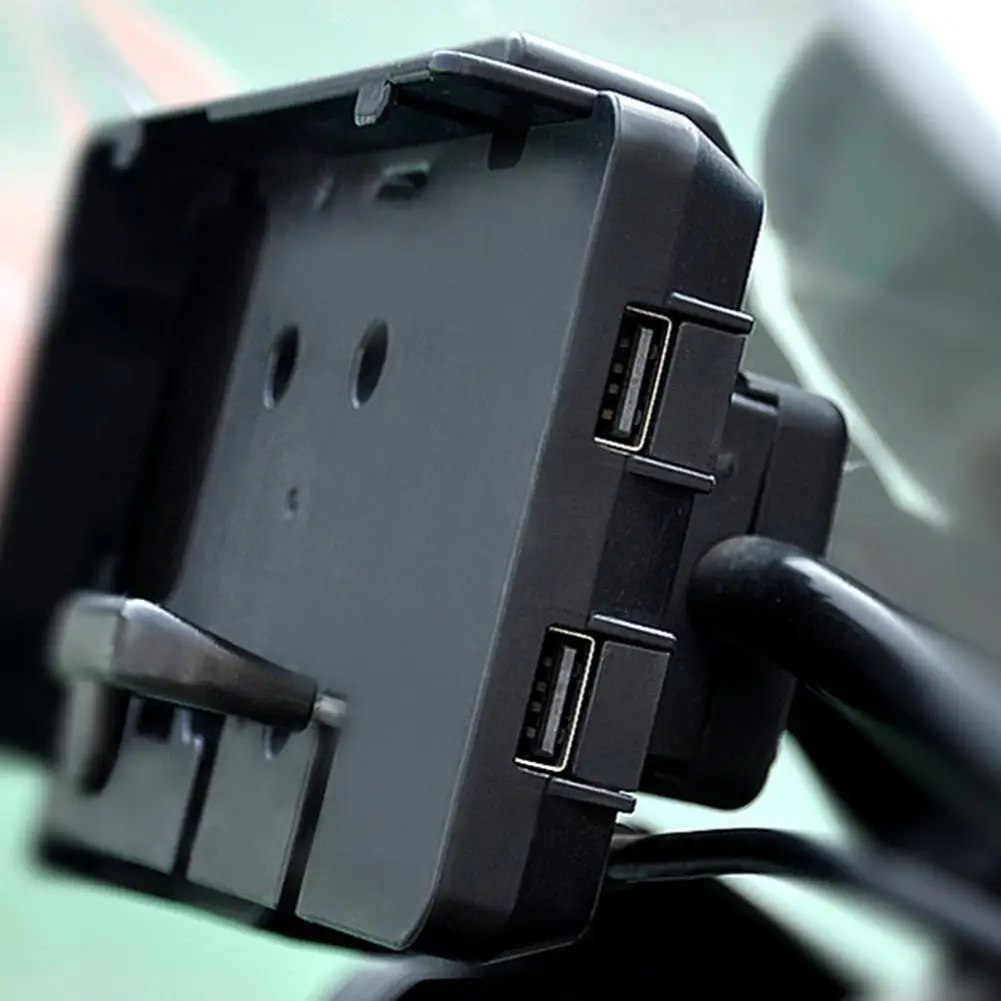 Мотоцикл для навигации по мобильному телефону кронштейн USB мобильный телефон фиксированное надежное зарядное устройство кронштейн для навигационного сиденья Поддержка