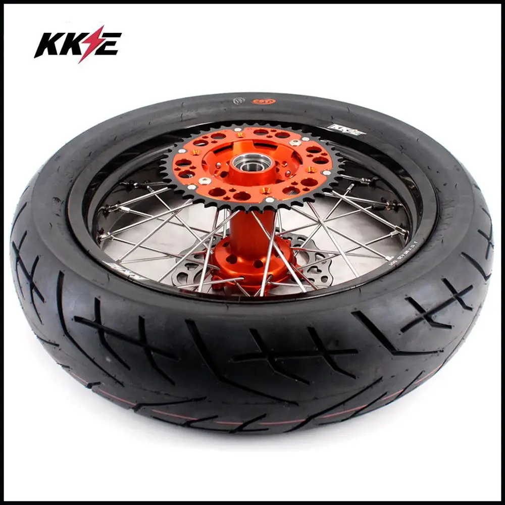 KKE 3,5/5,0 Super motard Moto колеса CST шины Набор для KTM SX SXF XC W XCF EXC EXCF 125 150 200 250 300 350 450 500 505 03-19