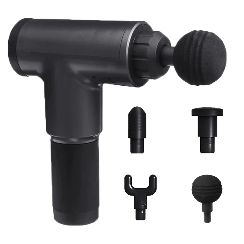 

Massage-Gun Dynamic Muscle Relaxation Massager Vibration Gun Vibration Fitness Equipment Noise Reduction 4 Heads 4000r/min guns