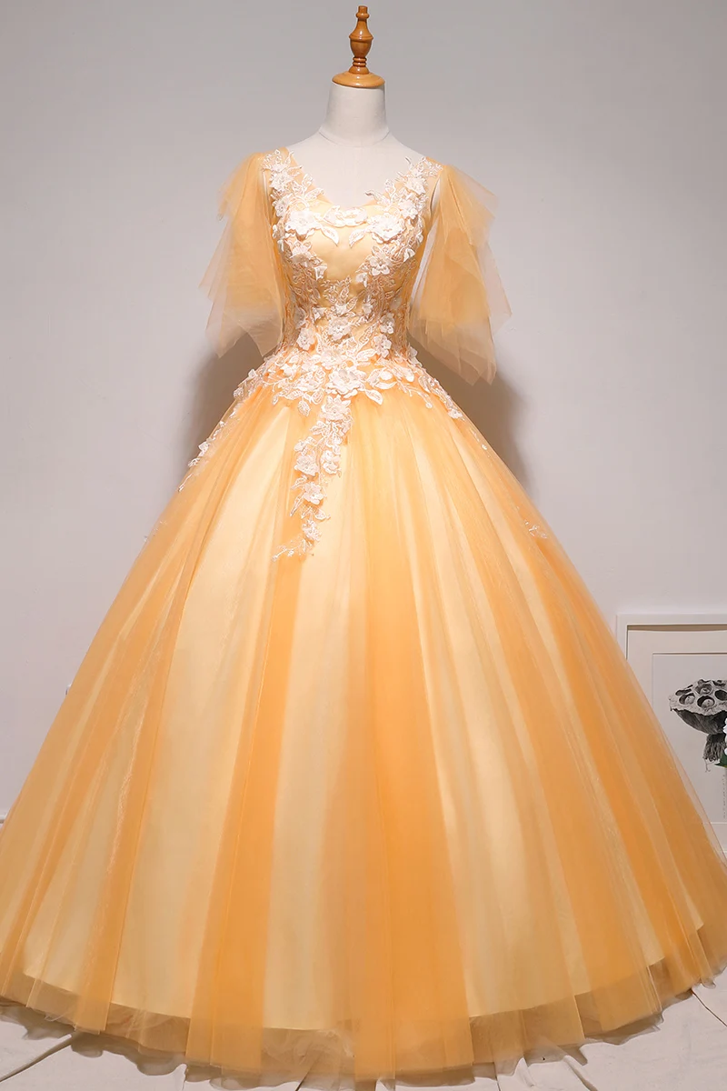 

100%real vintage butterfly sleeve ball gown long dress vintage medieval dress Renaissance princess Victoria dress