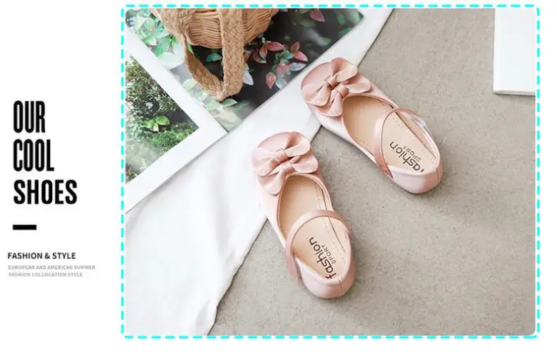 Cute girl shoes fashion lace bow children's shoes party dance princess girl flower shoes for girls soft cute shoes school party